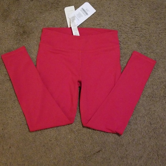 Fabletics Pants - FABLETICS RED LEGGINGS